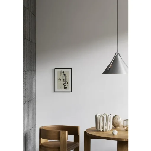 Kristina Dam Studio Collector Spisebordsstol Cognac Láder Polstring/Varm Lakeret Eg