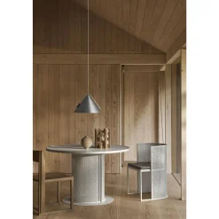 Kristina Dam Studio Column Skål Varm Olieret Eg