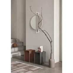 Kristina Dam Studio Contemporary Kelim Gulvtáppe Råhvid/Brun 200 cm