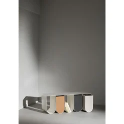 Kristina Dam Studio Curved Opbevaringskasse Lille Grå