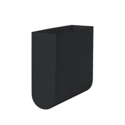 Kristina Dam Studio Curved Opbevaringskasse Lille Sort