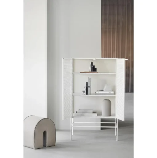 Kristina Dam Studio Curved Pouf Lys Brun