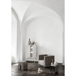 Kristina Dam Studio Curved Sofabord Rustfrit Stål