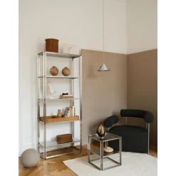 Kristina Dam Studio Foldable Sidebord Rustfri Stål