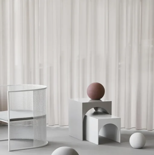 Kristina Dam Studio Globe Skulptur Stor Grey Engobe