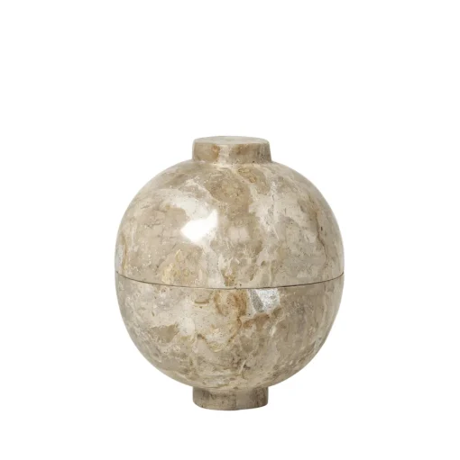 Kristina Dam Studio Marmor Sphere Desert Storm Skulptur XL