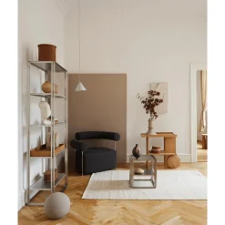 Kristina Dam Studio Oru Loom Gulvtáppe L145 Grå/Beige