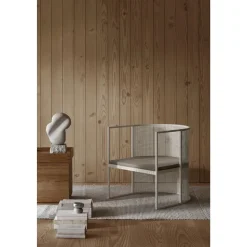 Kristina Dam Studio Oru Loom Gulvtáppe L145 Grå/Beige