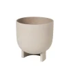 Kristina Dam Studio Serene Flowerpot Terracotta Sand Stor