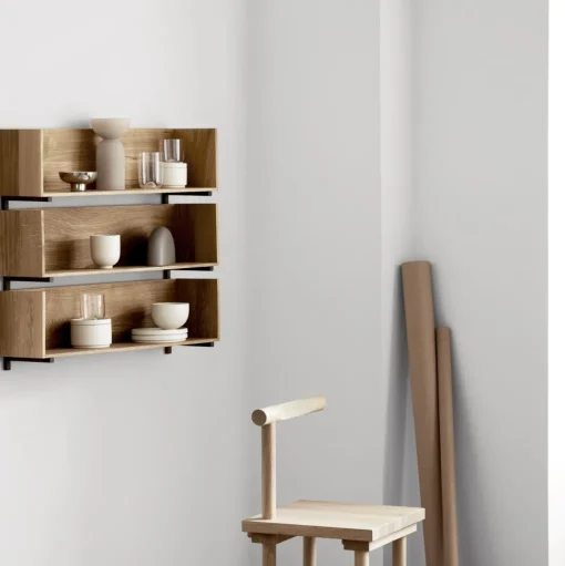 Kristina Dam Studio Stack Hylde Olieret Egetrá & Valnød