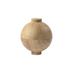 Kristina Dam Studio Wooden Sphere Skål Olieret Egetrá XL