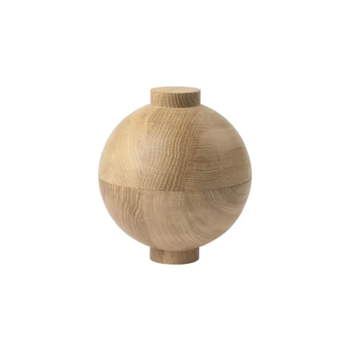 Kristina Dam Studio Wooden Sphere Skål Olieret Egetrá XL