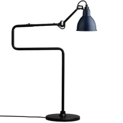 Lampe Gras N317 Bordlampe Mat Sort & Mat Blå