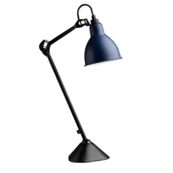 Lampe Gras N205 Bordlampe Mat Sort & Mat Blå