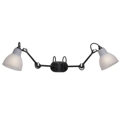Lampe Gras N204 Double Badevárelses Váglampe Sort/Polykarbonat – DCWéditions