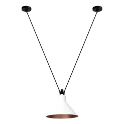 Lampe Gras N323 L Conic Pendel Hvid/Kobber