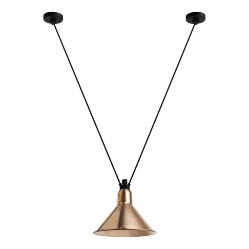 Lampe Gras N323 L Conic Pendel Rå Kobber
