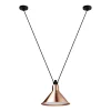 Lampe Gras N323 L Conic Pendel Kobber/Hvid