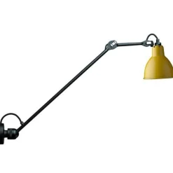 Lampe Gras N304 L60 Váglampe Mat Sort & Gul Hardwired