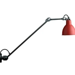Lampe Gras N304 L60 Váglampe Mat Sort & Rød Hardwired