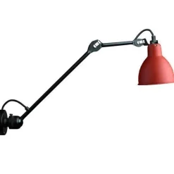 Lampe Gras N304 L40 Váglampe Mat Sort & Rød Hardwired