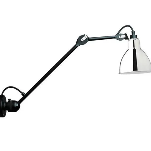 Lampe Gras N304 L40 Váglampe Mat Sort & Krom Hardwired