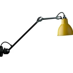 Lampe Gras N304 L40 Váglampe Mat Sort & Gul Hardwired