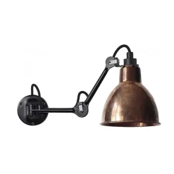 Lampe Gras N204 Váglampe Mat Sort & Rå Kobber