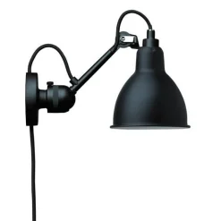 Lampe Gras N304 Váglampe Mat Sort Med Ledning