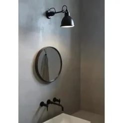 Lampe Gras N304 Váglampe Mat Sort Med Ledning