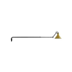 Lampe Gras N213 Váglampe Mat Sort & Mat Gul