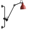 Lampe Gras N210 Váglampe Mat Sort & Mat Rød