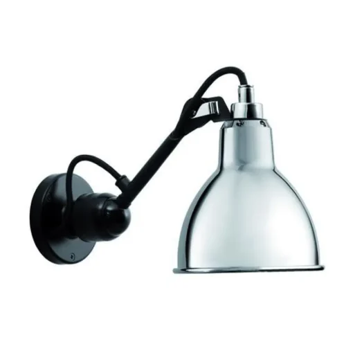 Lampe Gras N304 Váglampe Mat Sort & Krom Hardwired