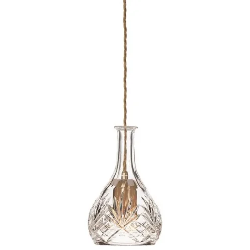 Lee Broom Bell Decanterlight Pendel Krystal/Messing