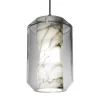 Lee Broom Chamber Light Pendel Stor Carrara Marmor/Krystal