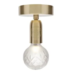 Lee Broom Crystal Bulb Loftlampe Matteret/Messing