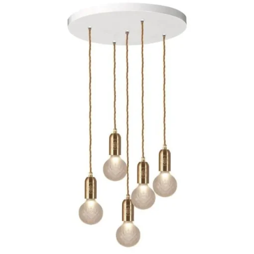 Lee Broom Crystal Bulb Pendel 5 Stk Matteret/Messing
