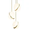 Lee Broom Mini Crescent Pendel 3 Stk Opal/Messing