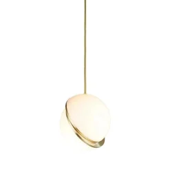 Lee Broom Mini Crescent Pendel 3 Stk Opal/Messing