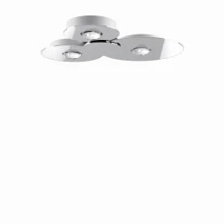 Lodes Bugia Triple 3000K Loftlampe Krom