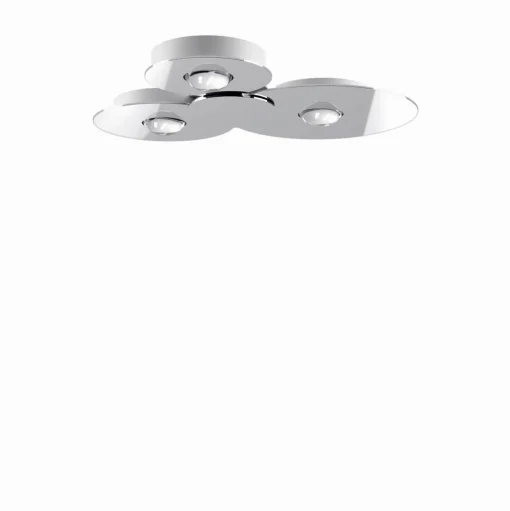 Lodes Bugia Triple 3000K Loftlampe Krom
