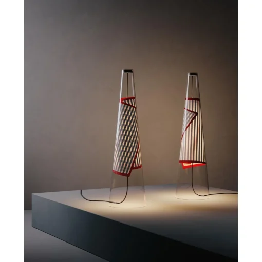 Lodes Cono Di Luce Bordlampe Grå