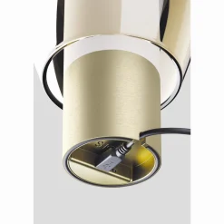 Lodes Easy Peasy Transportabel Lampe Turkis/Honey/Guld