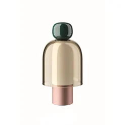 Lodes Easy Peasy Transportabel Lampe Grøn/Honey/Rosa Guld