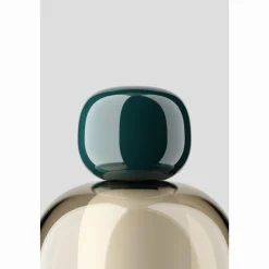 Lodes Easy Peasy Transportabel Lampe Grøn/Honey/Rosa Guld