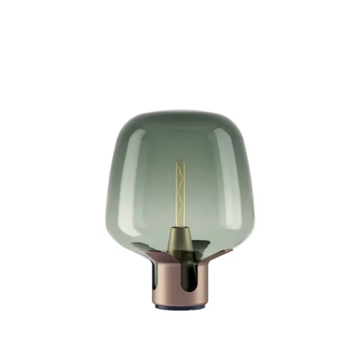 Lodes Flar Bordlampe Medium Terra/Turkis