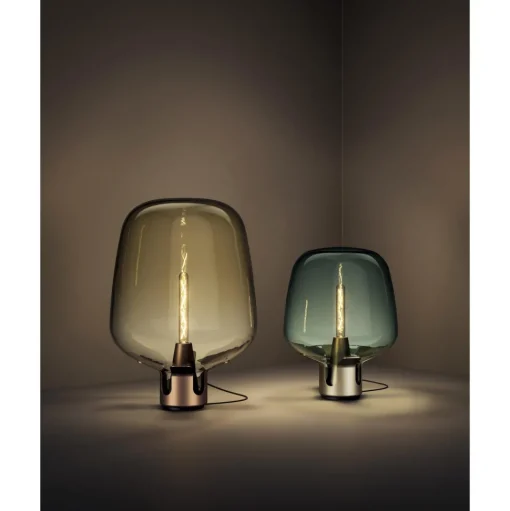 Lodes Flar Bordlampe Medium Terra/Turkis