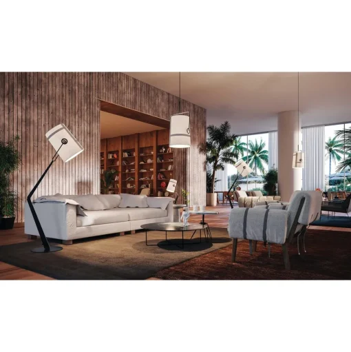 Lodes Fork Bordlampe Ivory/Antracit