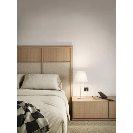 Lodes Hover Bordlampe Hvid