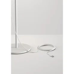 Lodes Hover Gulvlampe Hvid